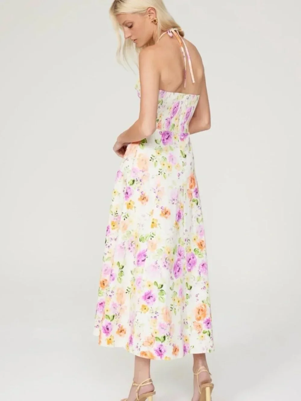 Favorite Daughter The Halting Traffic Dress Maxi Anthropologie Oahu Watercolor